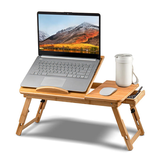 Foldable Bamboo Laptop Table