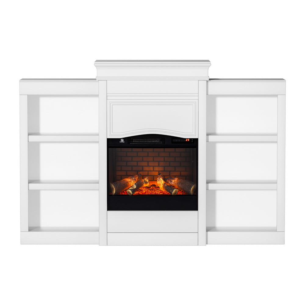Electric Fireplace Heater 2000W White