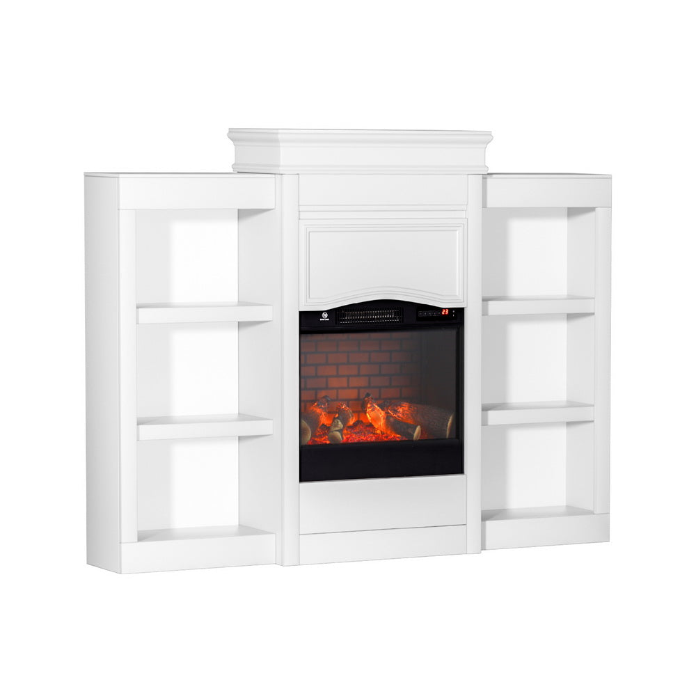 Electric Fireplace Heater 2000W White