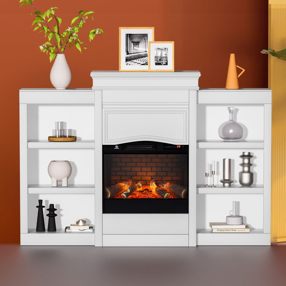 Electric Fireplace Heater 2000W White