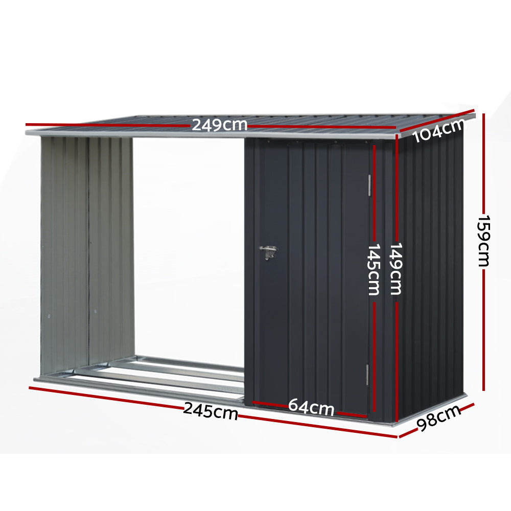 dimensions of Garden Shed for backyard