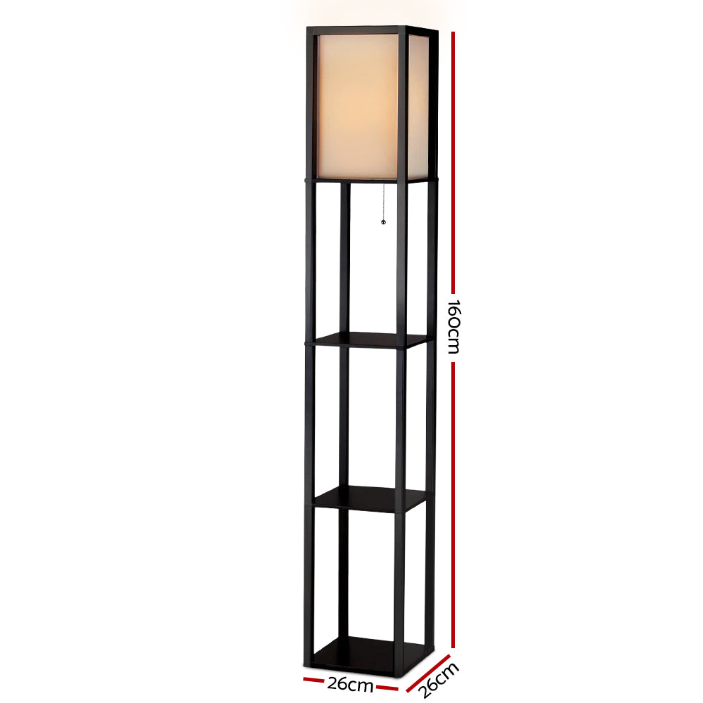 Floor Lamp 3 Tier Shelf