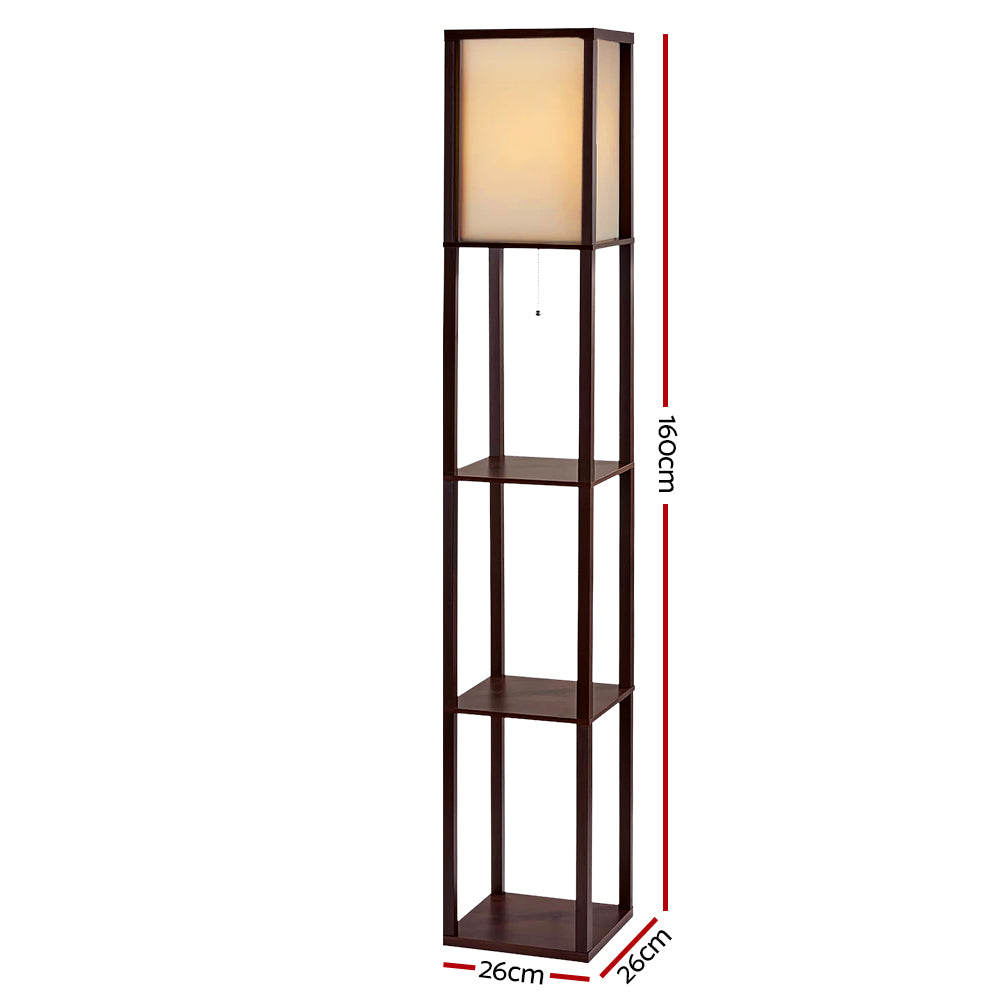 Floor Lamp 3 Tier Shelf
