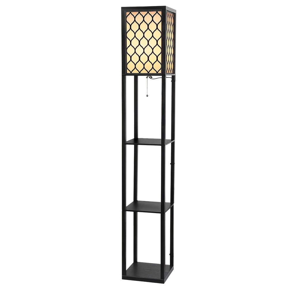 Floor Lamp 3 Tier Shelf