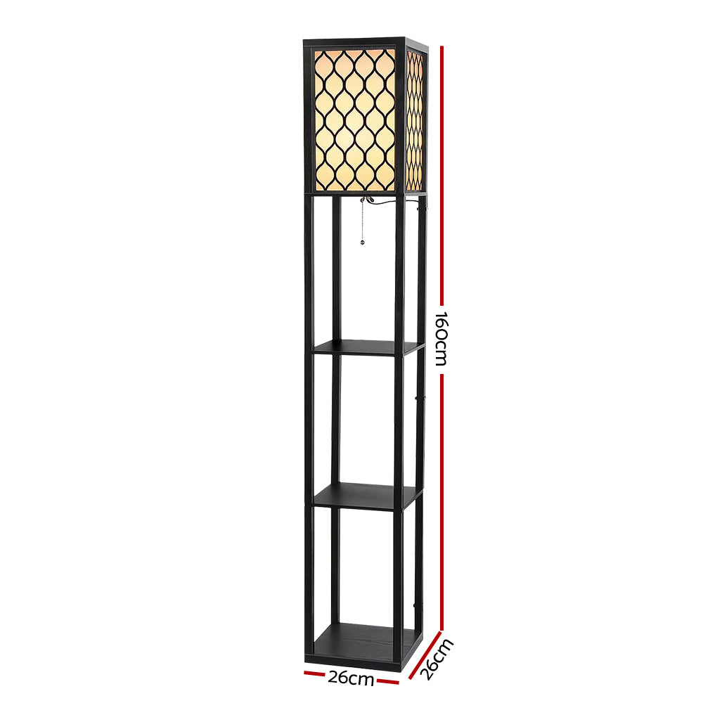 Floor Lamp 3 Tier Shelf