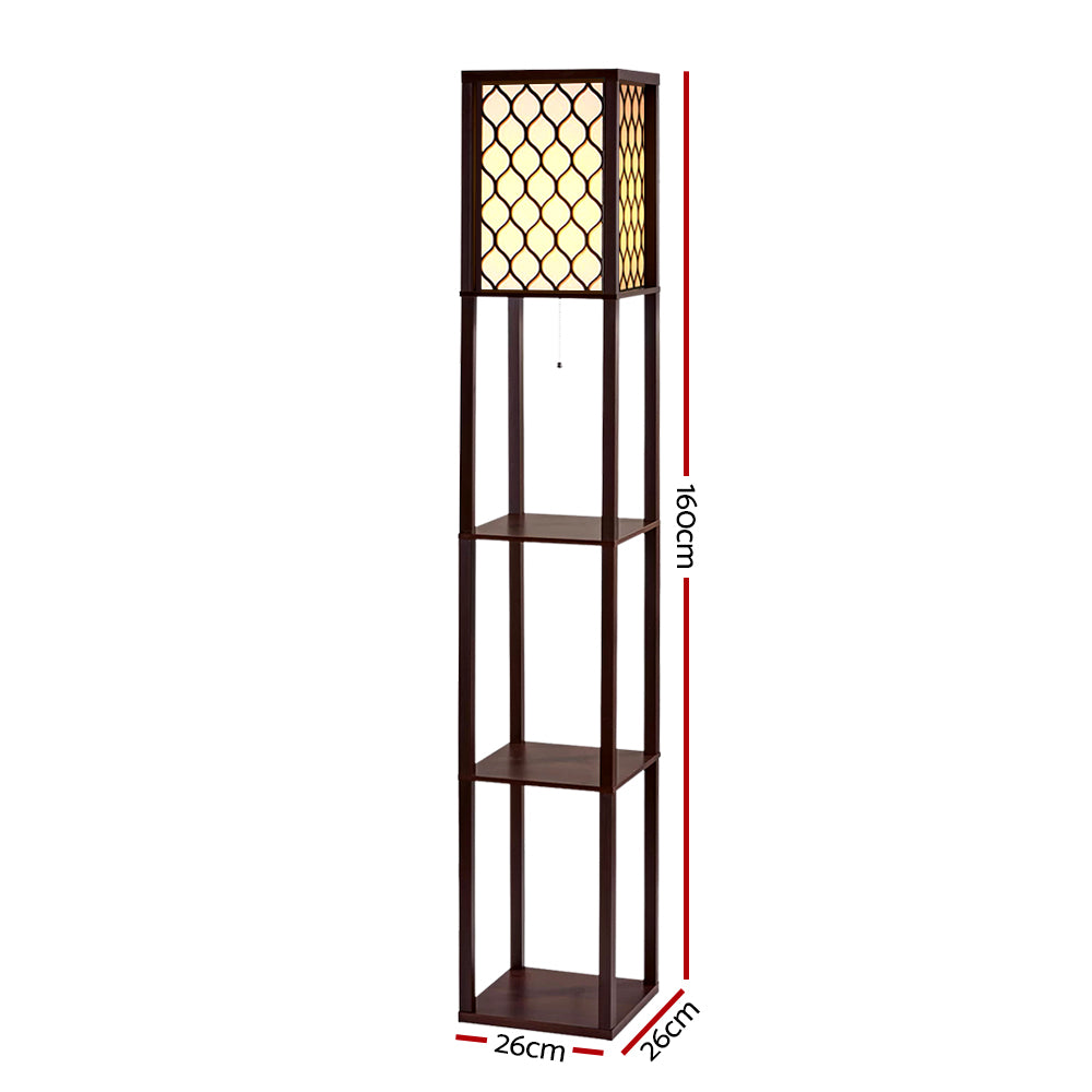 Floor Lamp 3 Tier Shelf