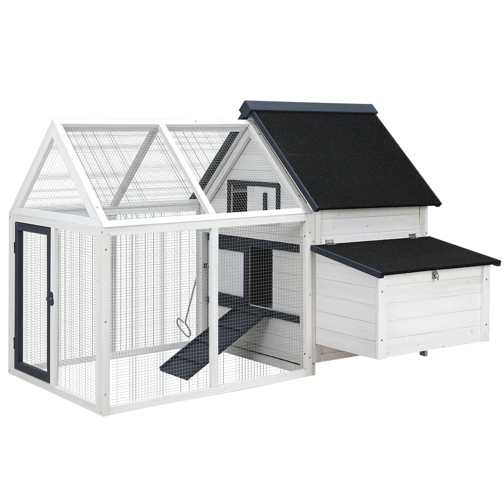 Wooden Chicken Coop 166cm