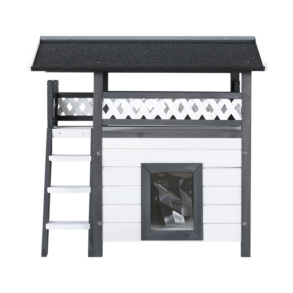 Wooden Pet House Shelter 77cm