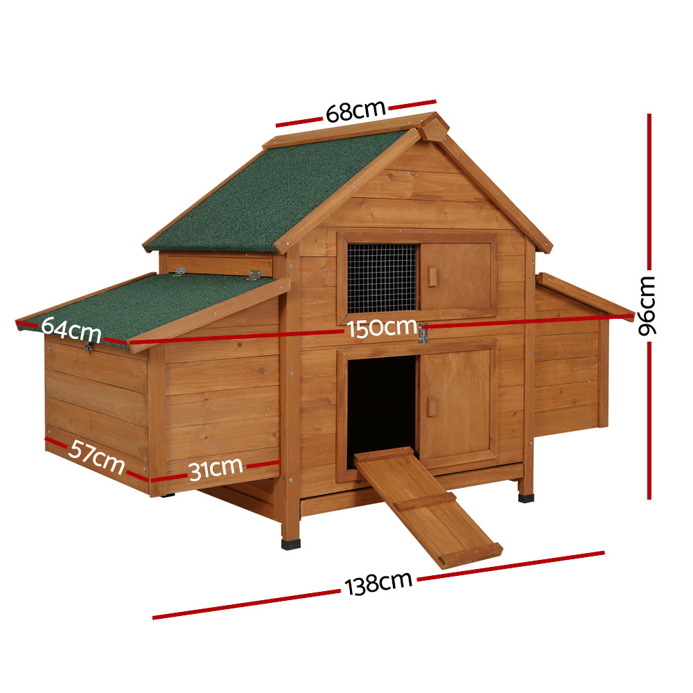 Wooden Chicken Coop 150cm