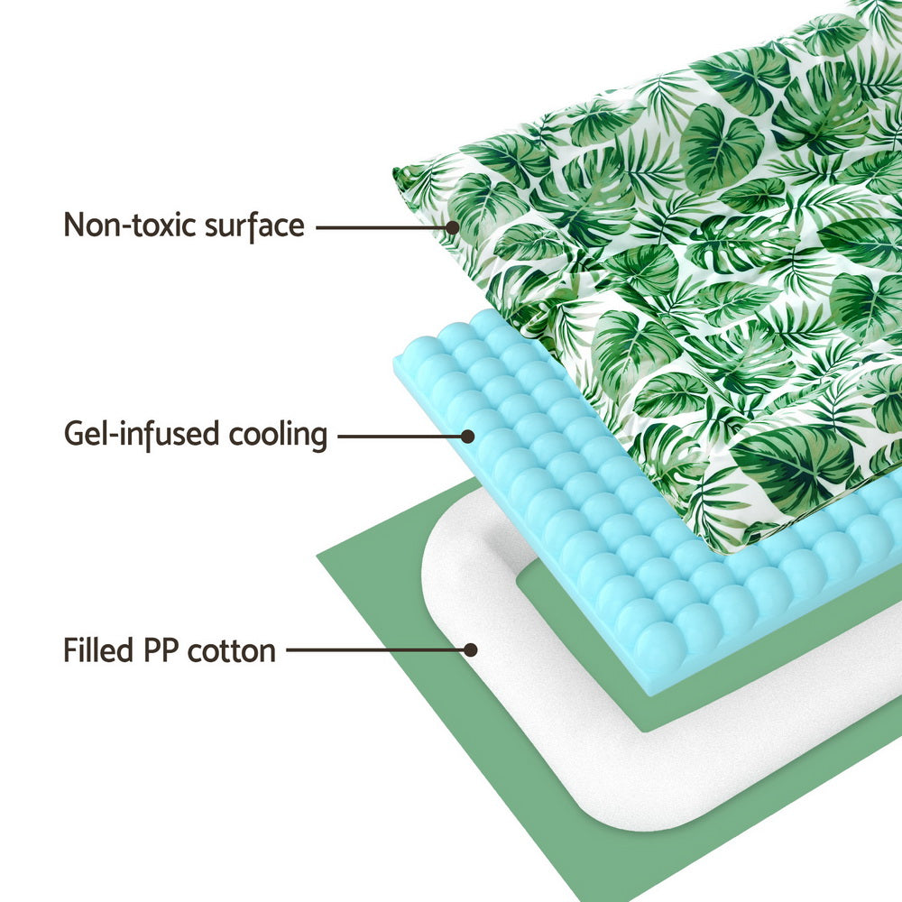 Pet Cooling Mat 65cm x 100cm Green