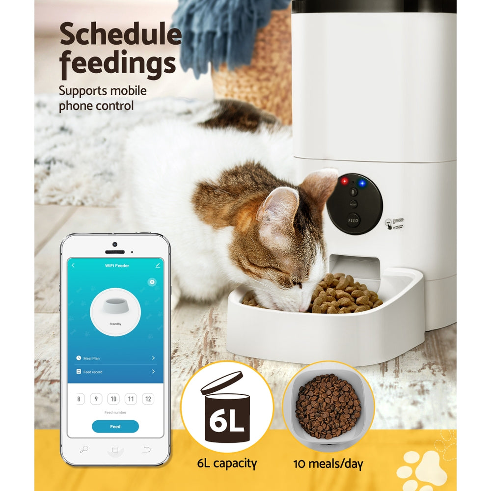 Smart Automatic Pet Feeder via Wi-Fi