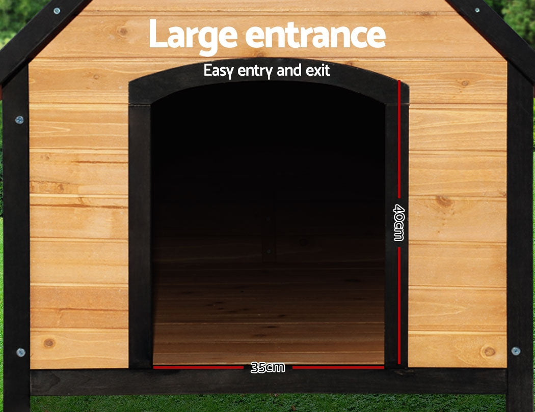 Wooden Dog Kennel - Extra Large 100cm