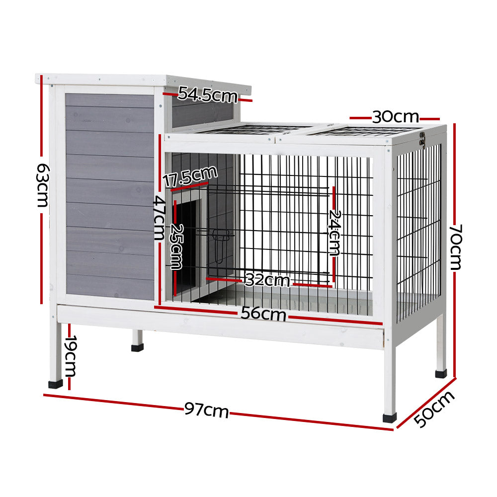 Wooden Pet Hutch 97cm