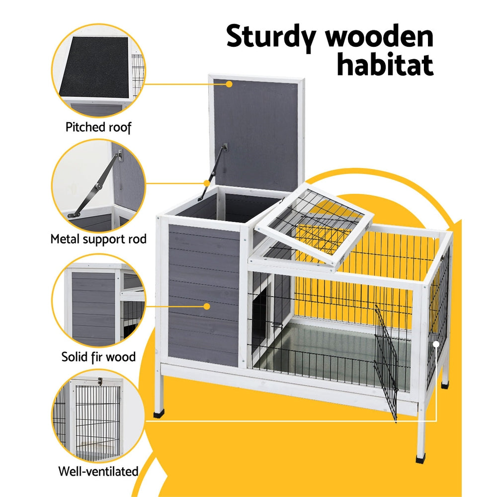 Wooden Pet Hutch 97cm