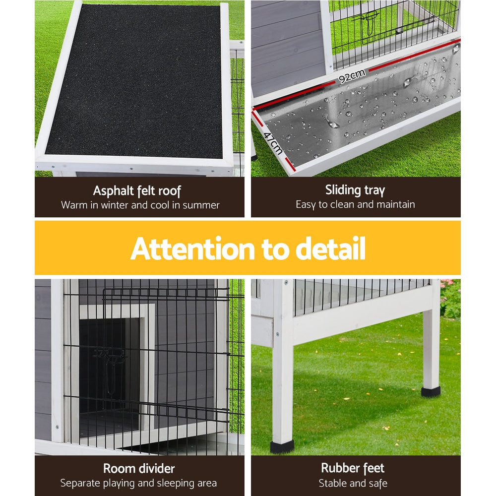 Wooden Pet Hutch 97cm