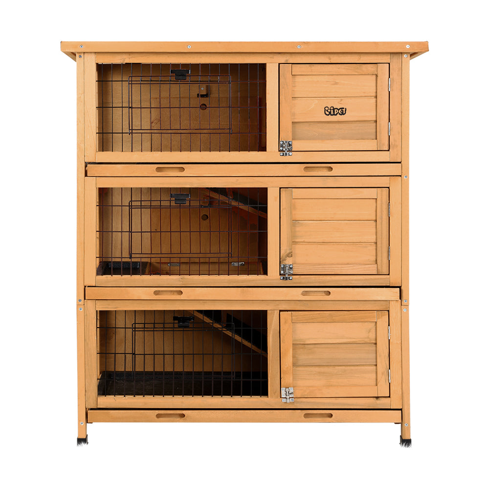 Wooden Pet Hutch - 3 Layers