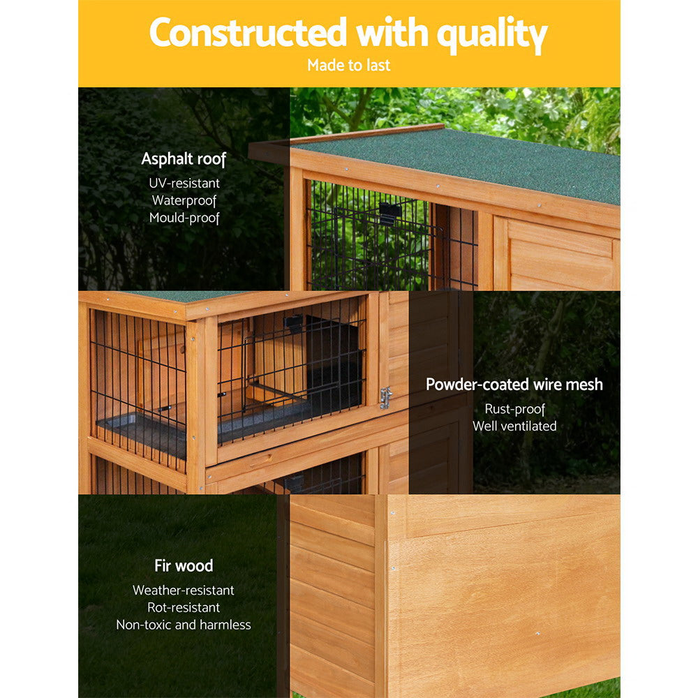 Wooden Pet Hutch - 3 Layers