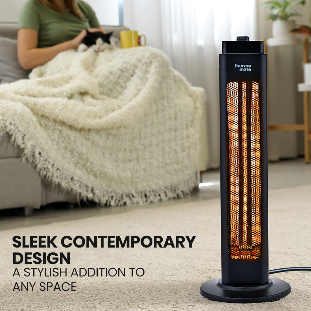 Electric Oscillating Tower Heater 1200W