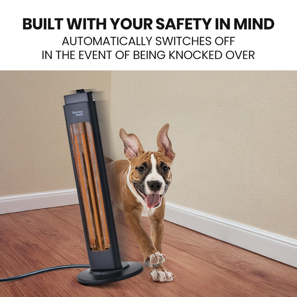 Electric Oscillating Tower Heater 1200W