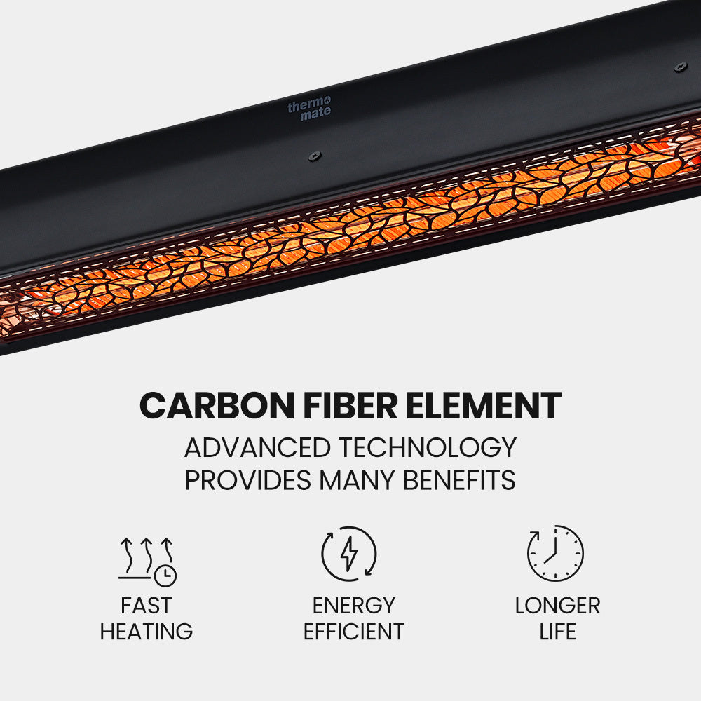 Electric Outdoor Strip Heater 2000W