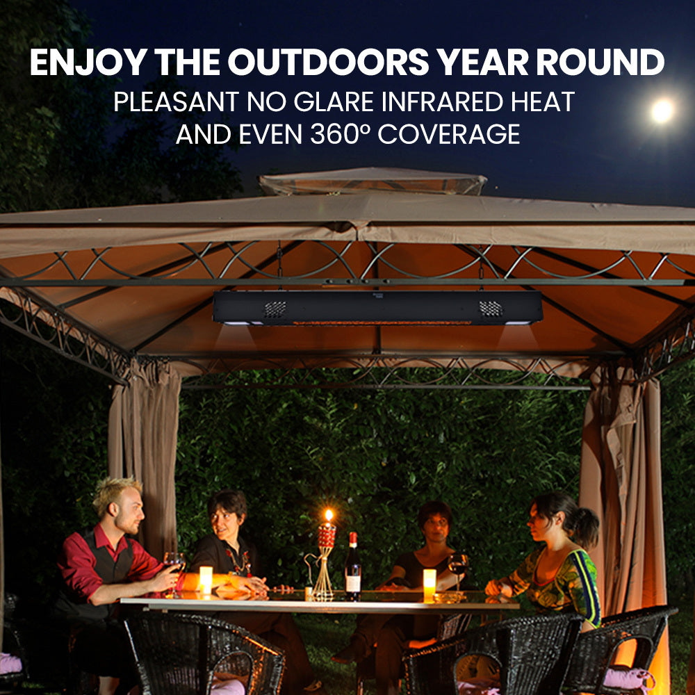 Electric Outdoor Strip Heater 2000W