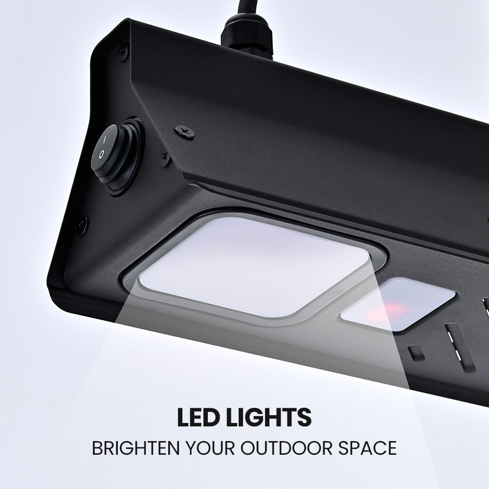 Electric Outdoor Strip Heater 2000W