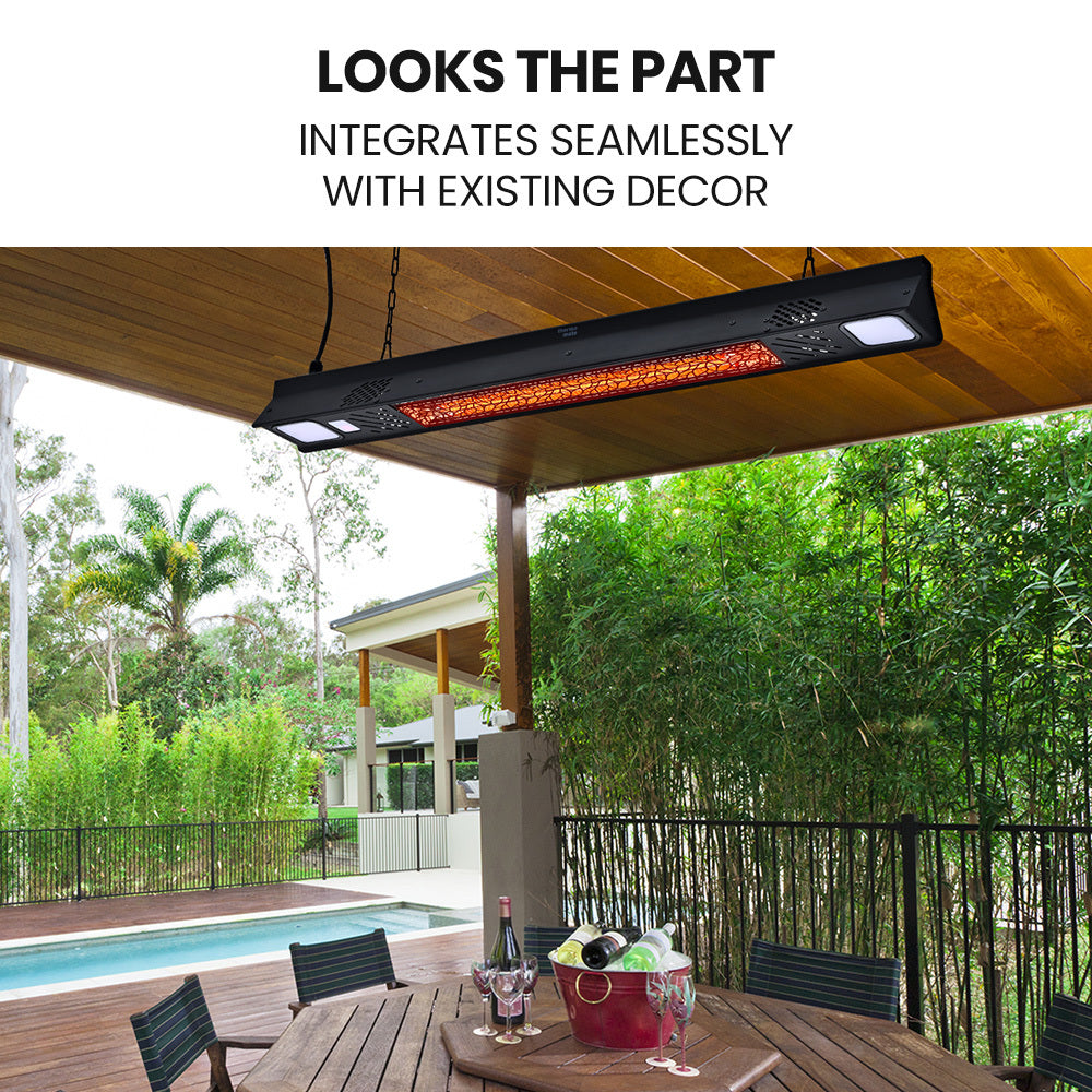 Electric Outdoor Strip Heater 2000W