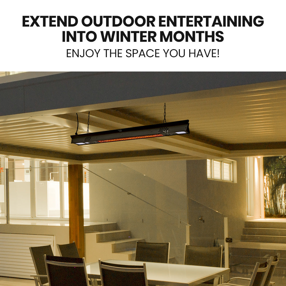 Electric Outdoor Strip Heater 2000W