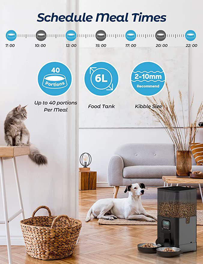 6L Automatic Digital Pet Feeder