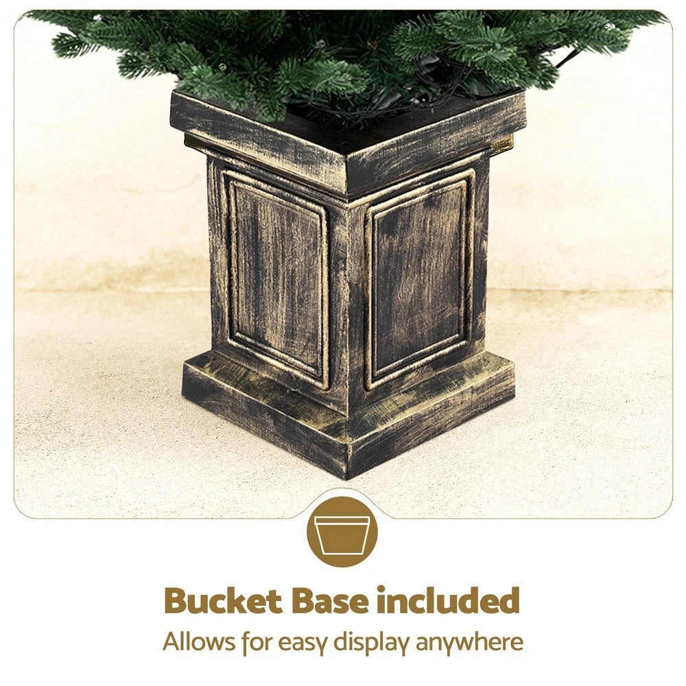 1.2m LED Potted Christmas Tree | 8 Light Modes