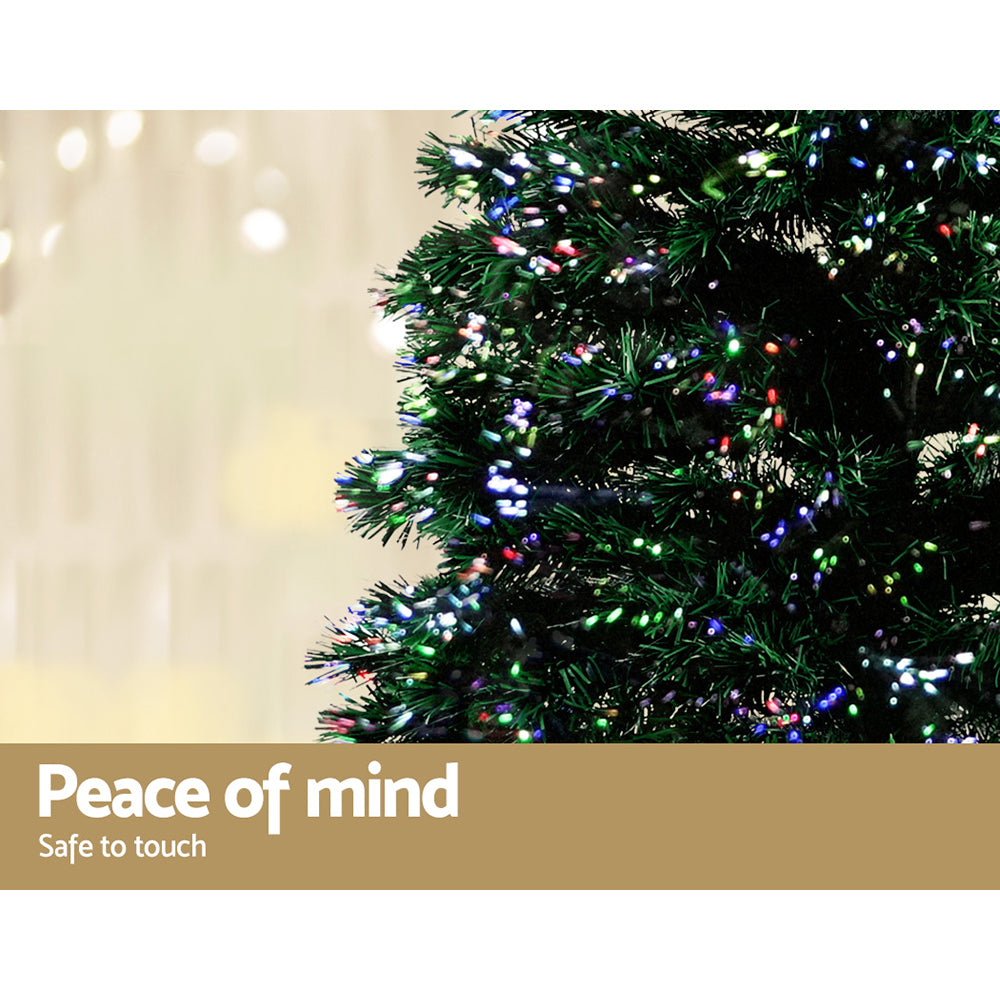 6ft Optic-Fibre LED Christmas Tree | Multi-Colour Lights