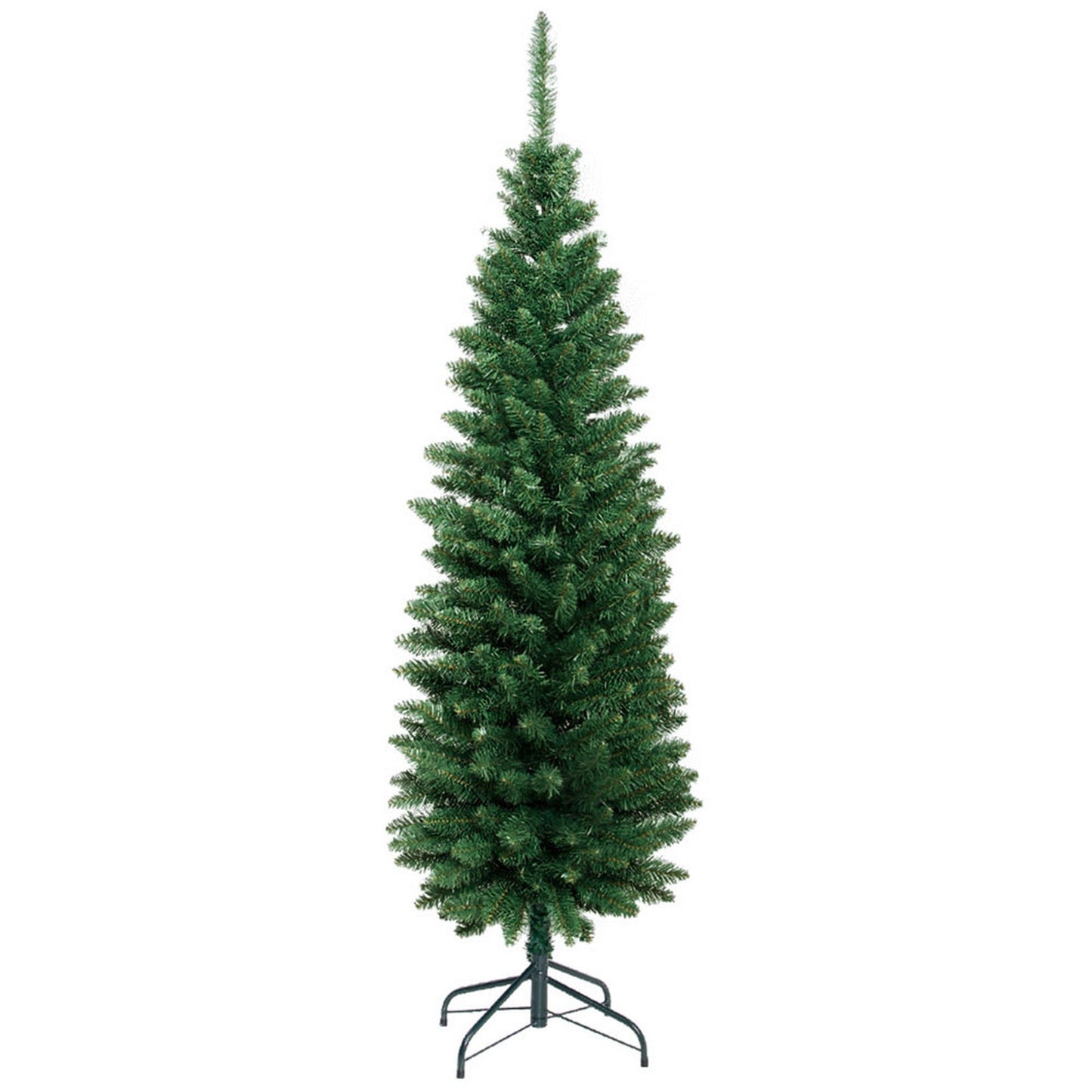 6ft Green Christmas Tree 300 Tips | Metal Stand
