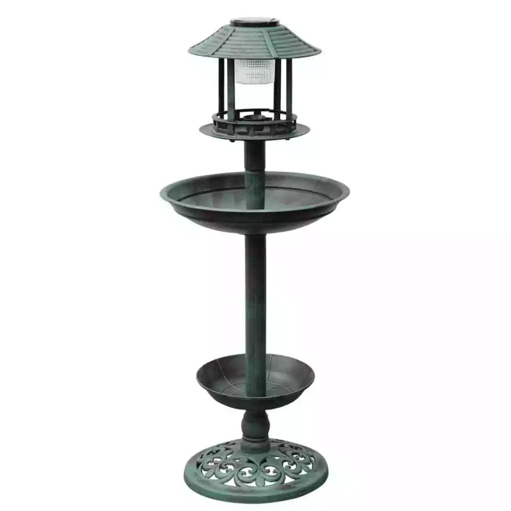 Bird Bath with Solar Light