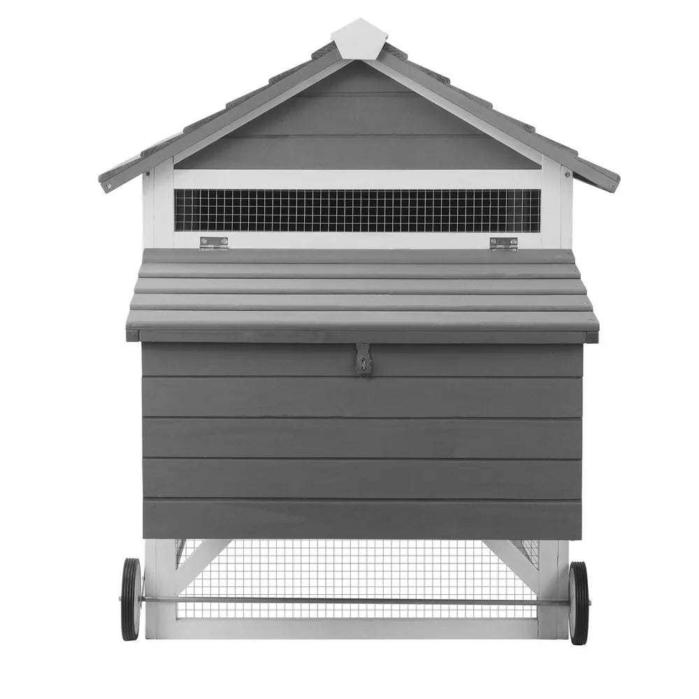 Wooden Chicken Coop 225cm