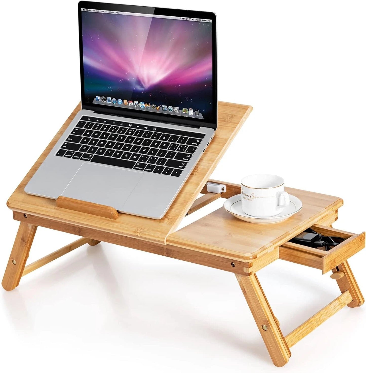 Foldable Bamboo Laptop Table