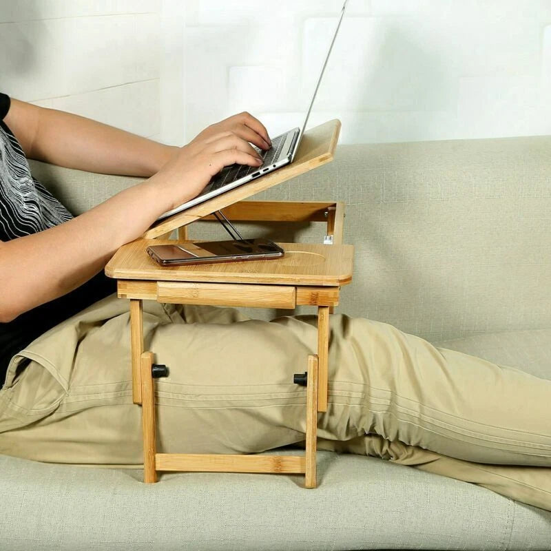 Foldable Bamboo Laptop Table