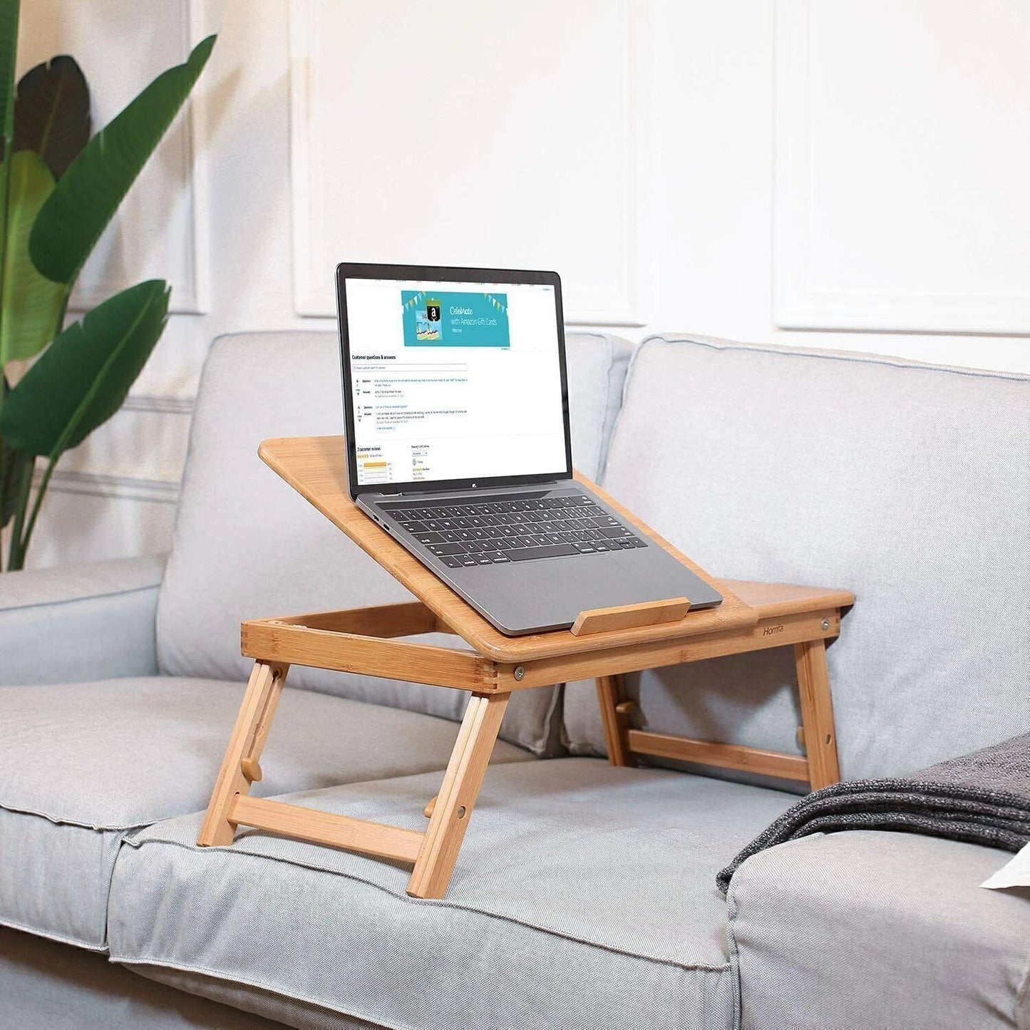 Foldable Bamboo Laptop Table