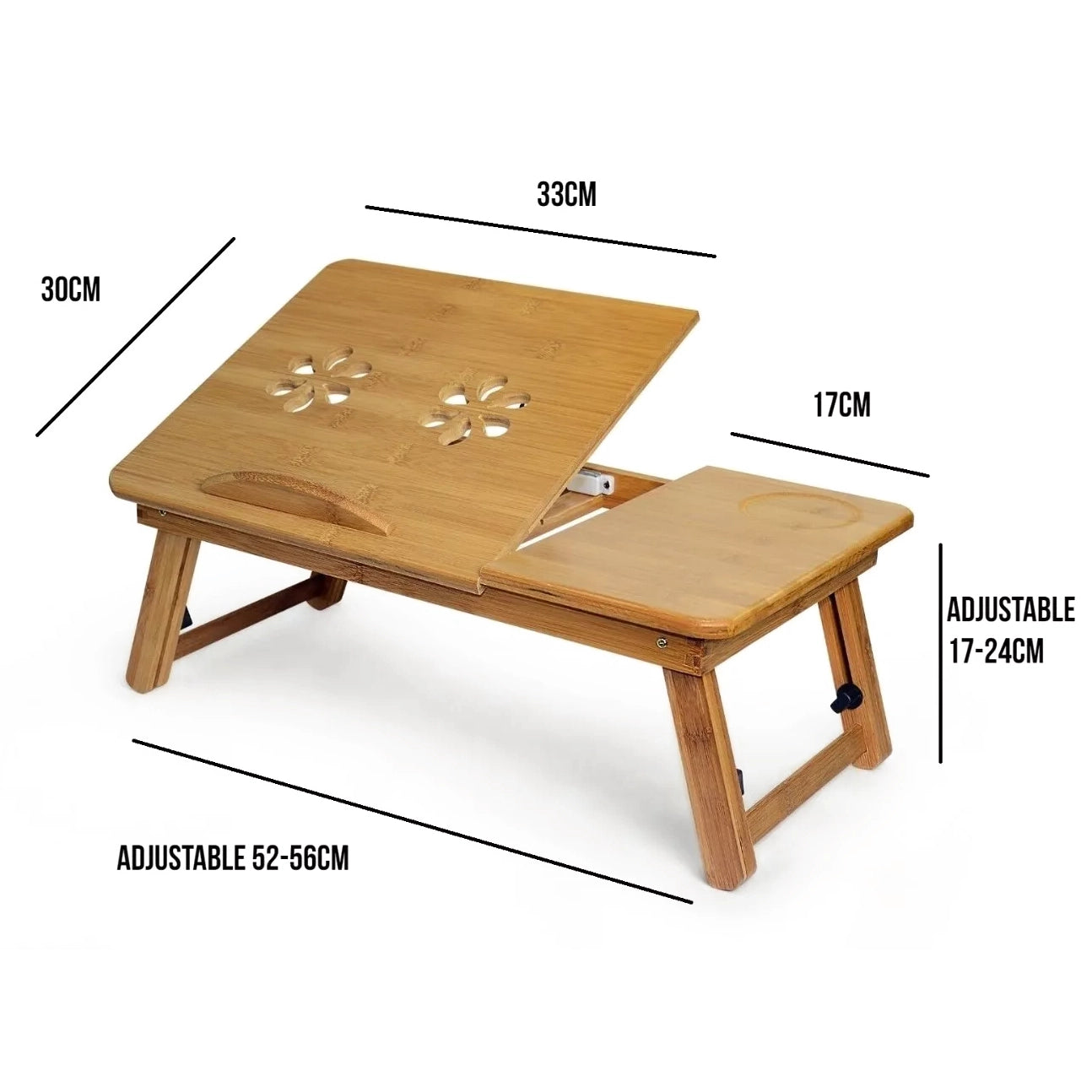 Foldable Bamboo Laptop Table