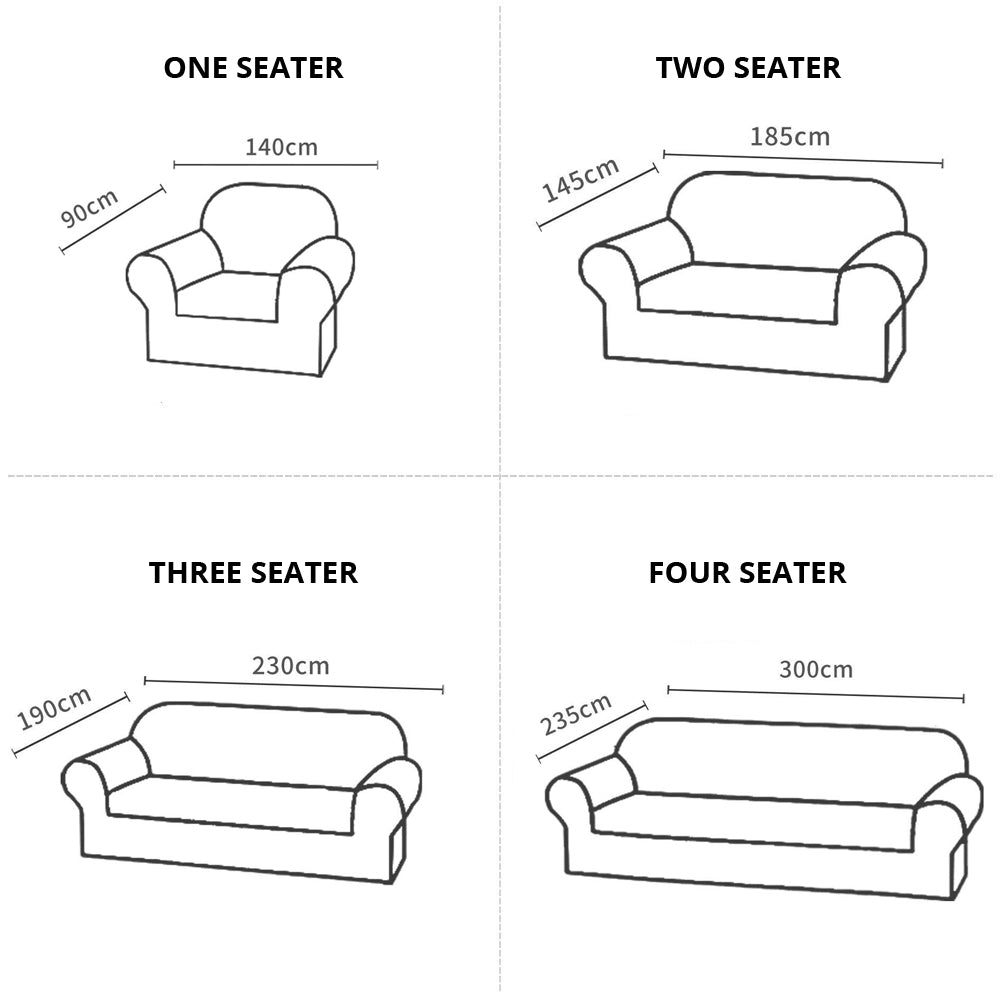 Sofa Cover - 2 Pieces - Home Insight