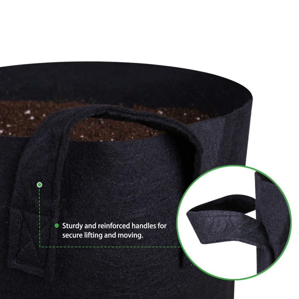 Plant Pots Fabric x5 - Home Insight
