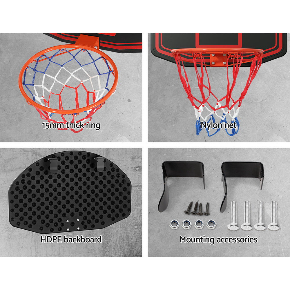Kids Basketball Hoop and Backboard for Door/Wall Mounting