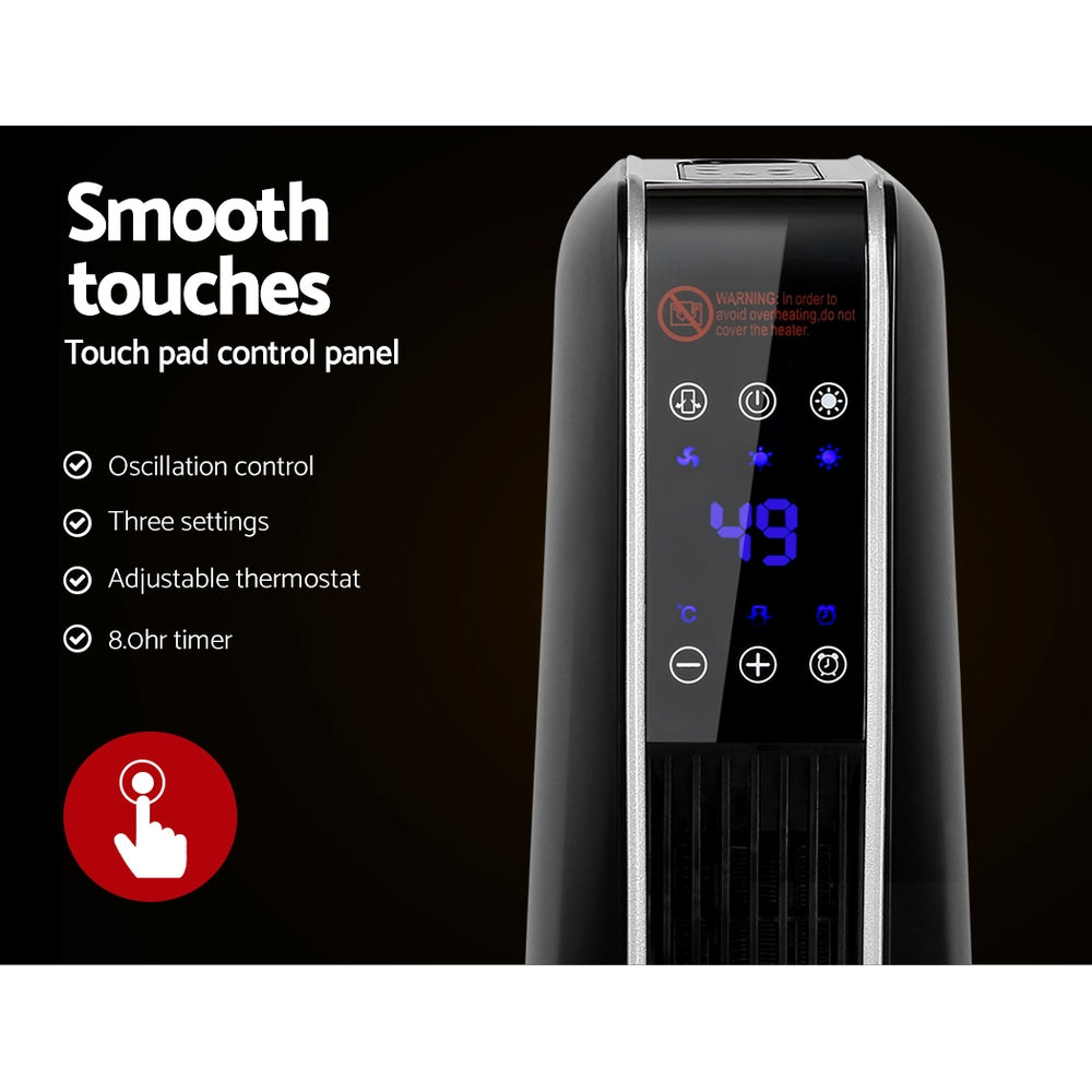 Oscillating Tower Heater and Fan