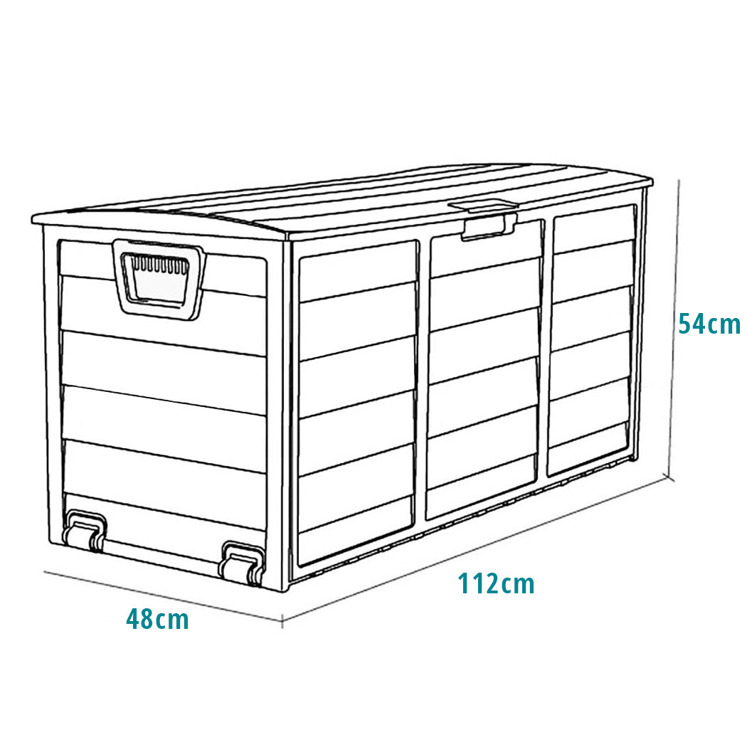 Storage Chest with Wheels - Home Insight