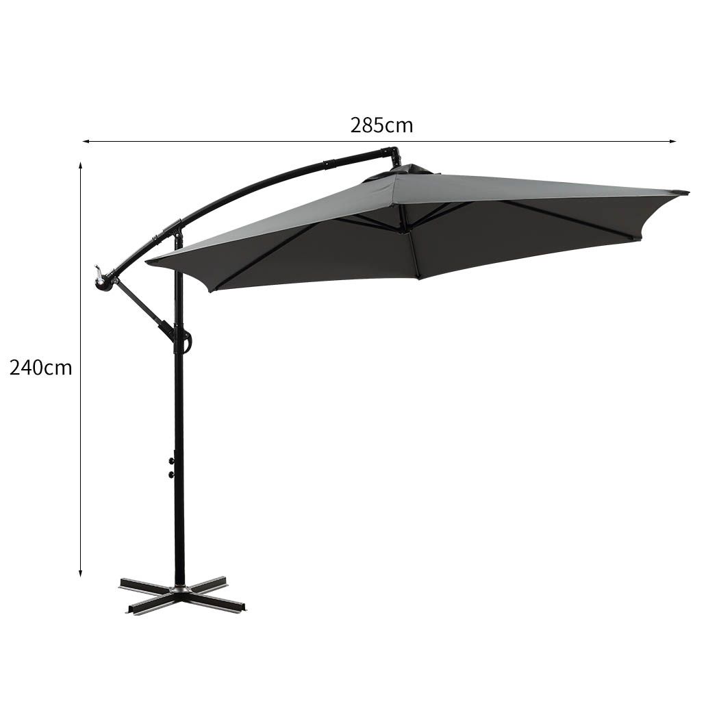 Cantilevered Outdoor Umbrella (M)