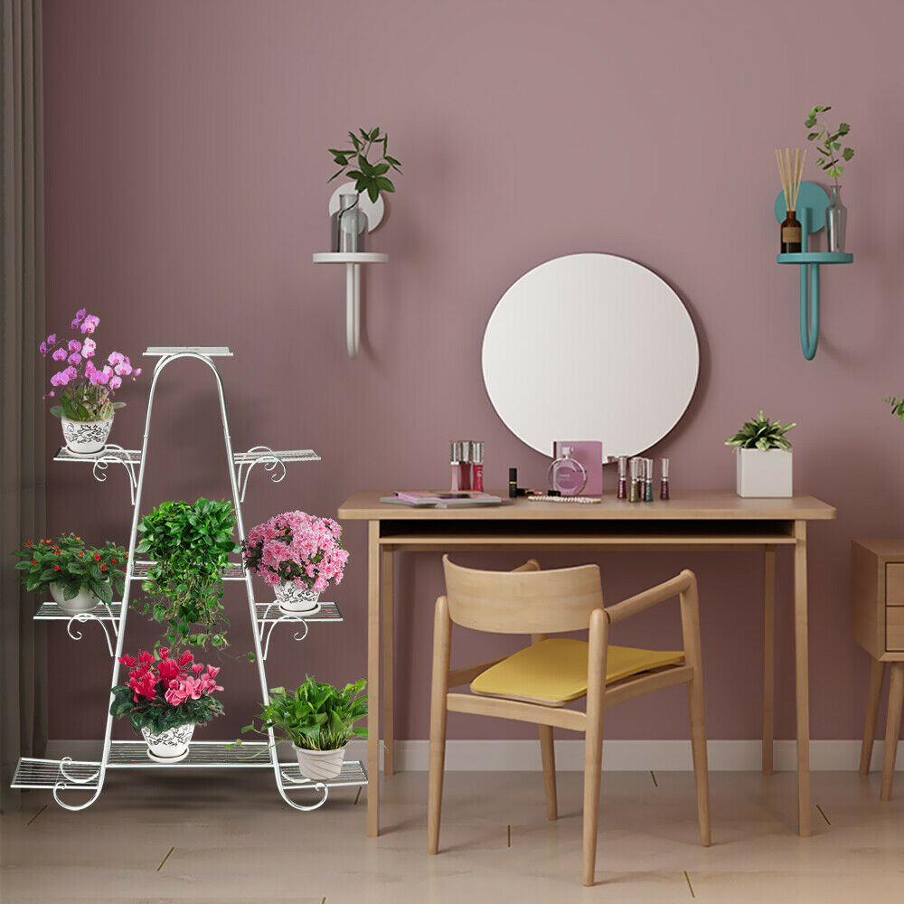 Metal Plant Shelf for 9 Pots