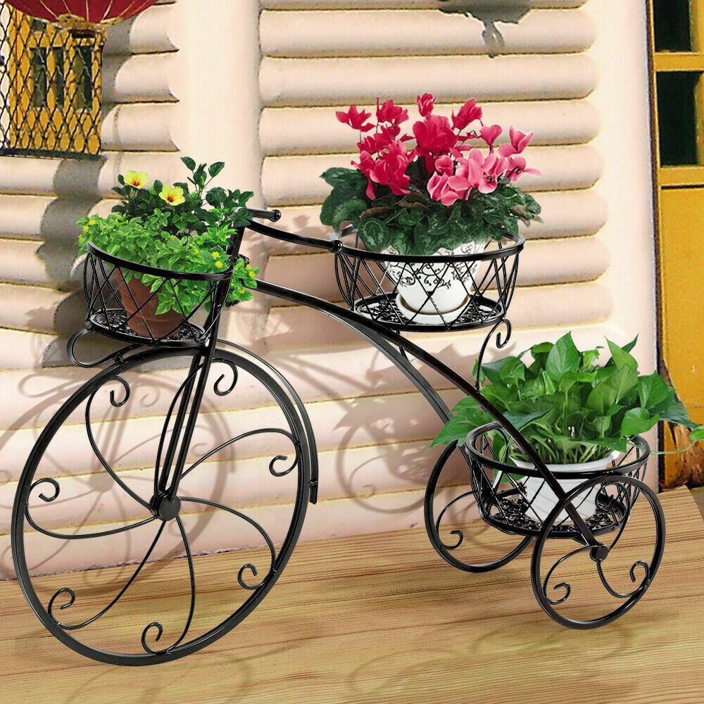Bike Metal Plant Shelf - Home Insight