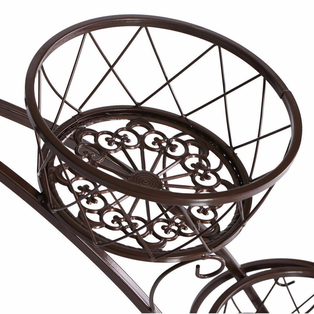 Bike Metal Plant Shelf - Home Insight