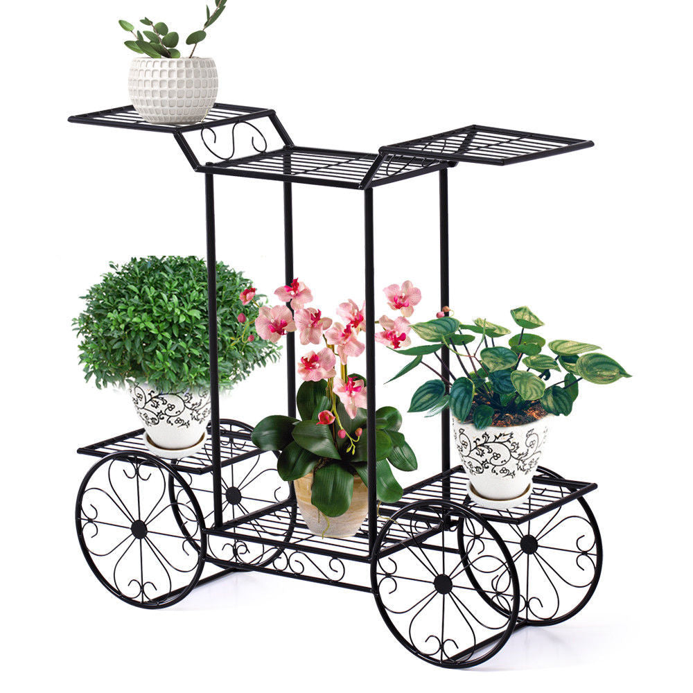 Plant Shelf for 6 Pots - Home Insight