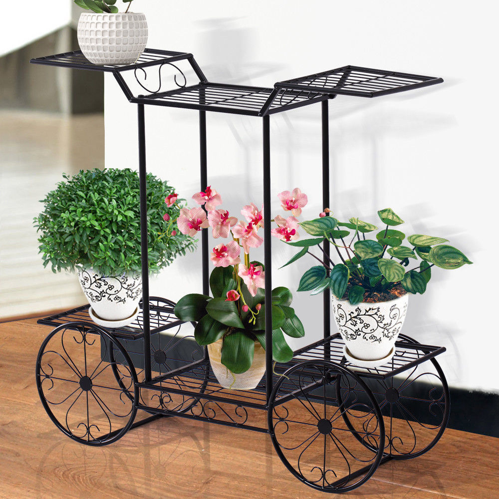 Plant Shelf for 6 Pots - Home Insight