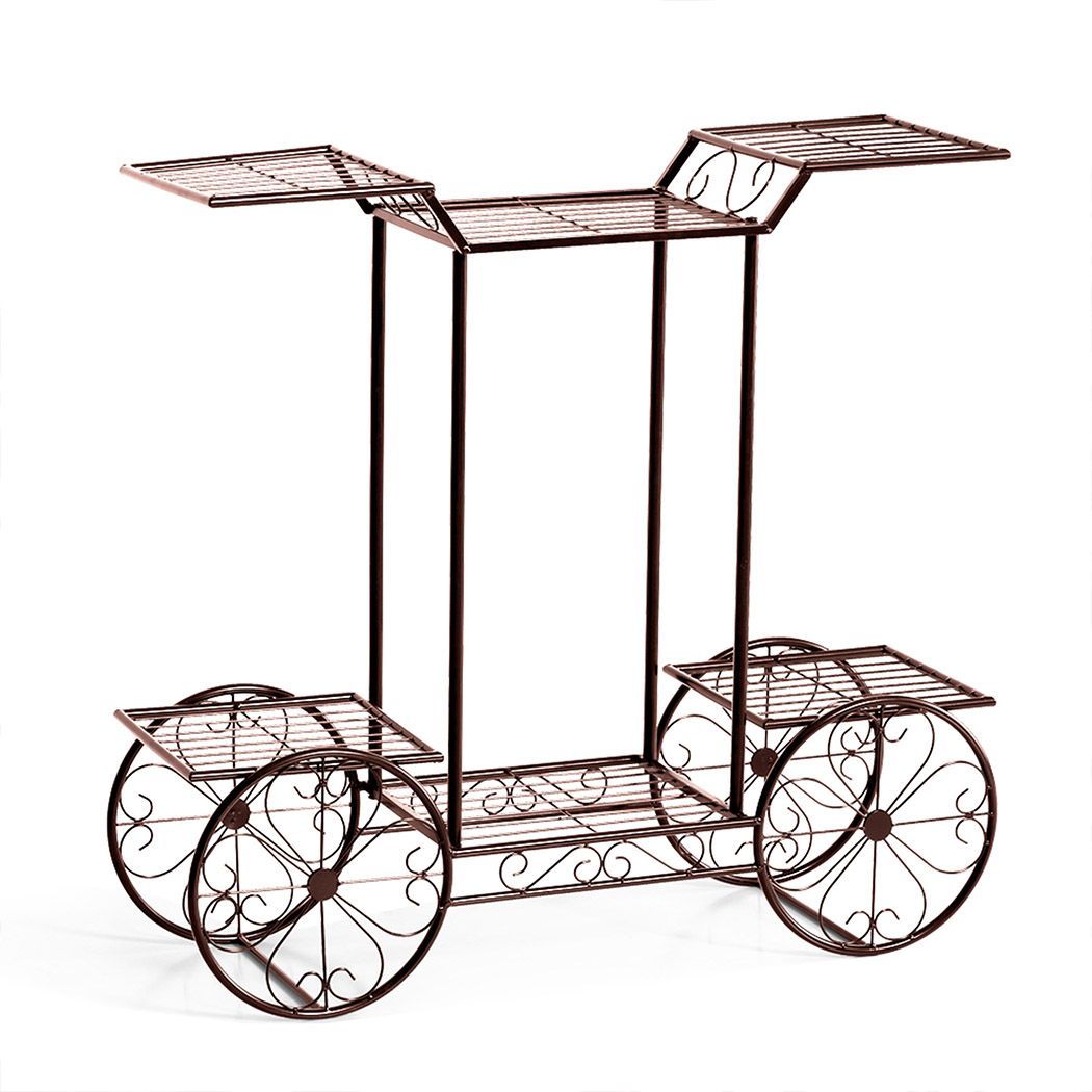 Metal Plant Shelf for 6 Pots